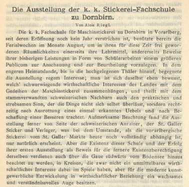 1892 - Ausstellung in Dornbirn