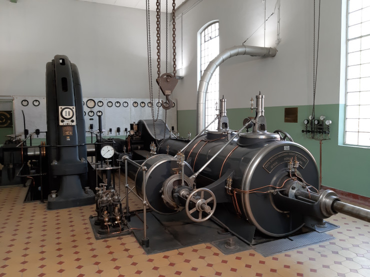 Dampfgenerator bei "Rhombergs Fabrik"