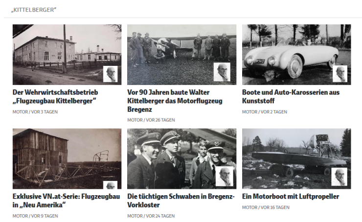 Die "Kittelberger-Brüder" und die Vorarlberger Luftfahrt