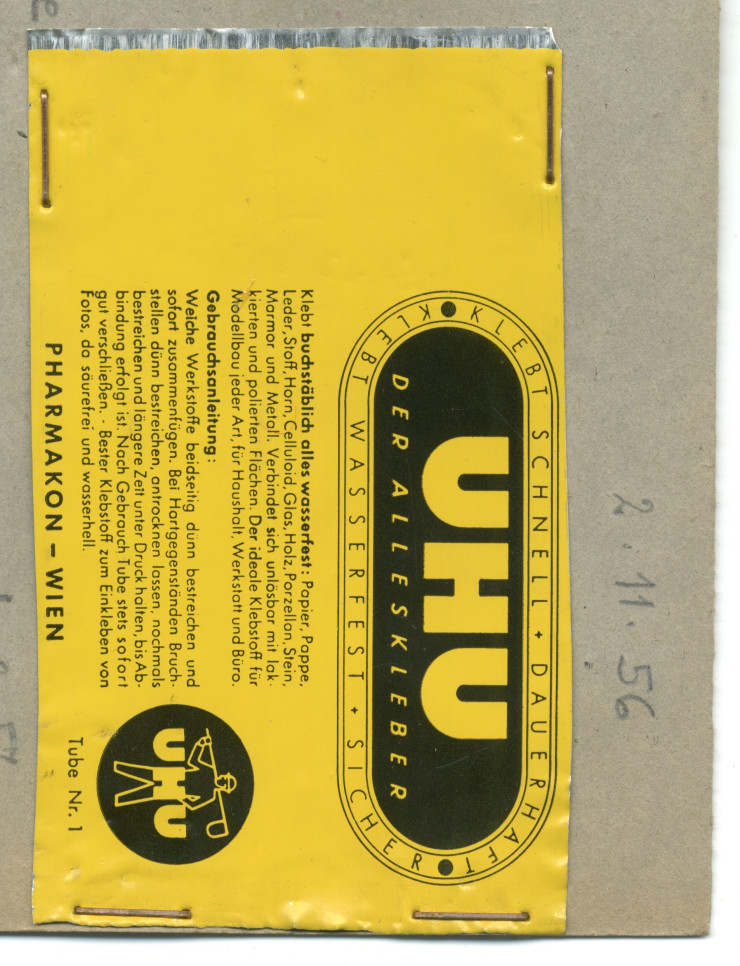 Flachmuster für UHU-Tube