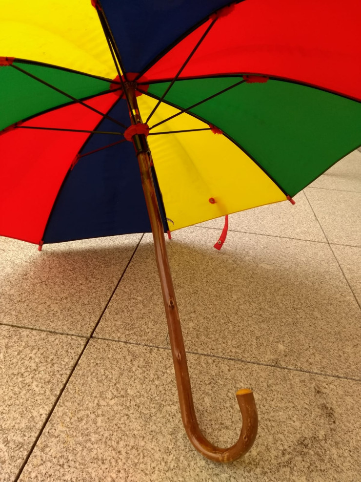 Handgefertigter Kinderregenschirm, ca. 1994