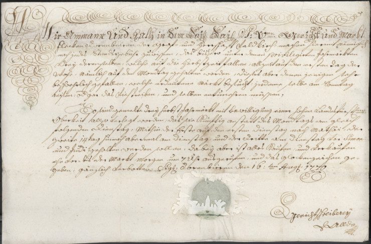 Herbstmarkt Dornbirn 1770