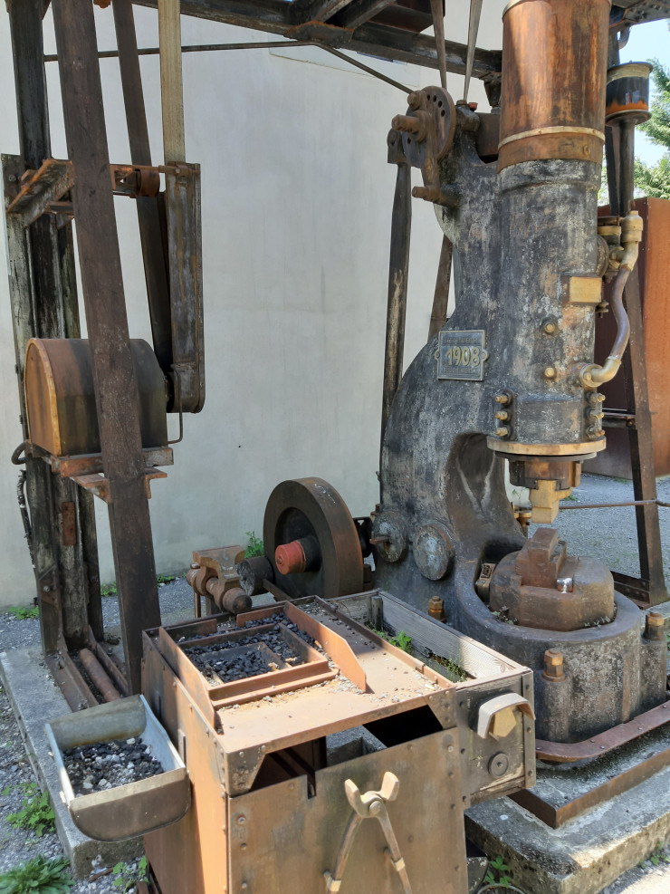 Luftfederhammer bei der inatura in Dornbirn