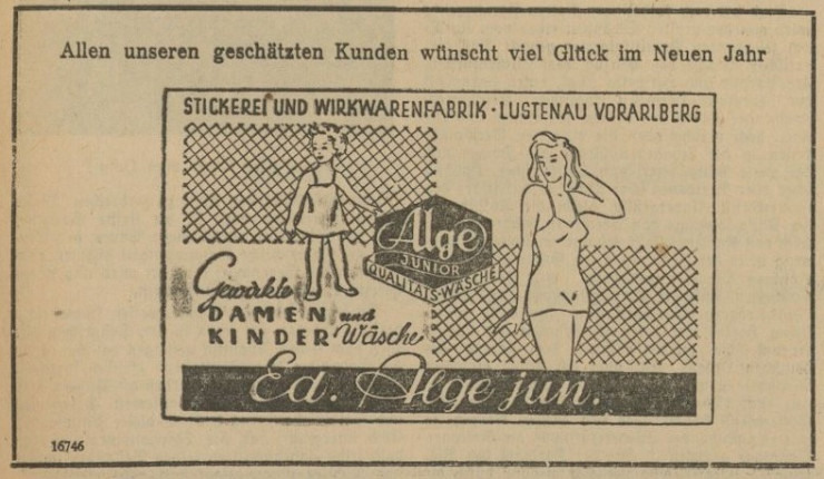 Neujahrswunsch vor 70 Jahren