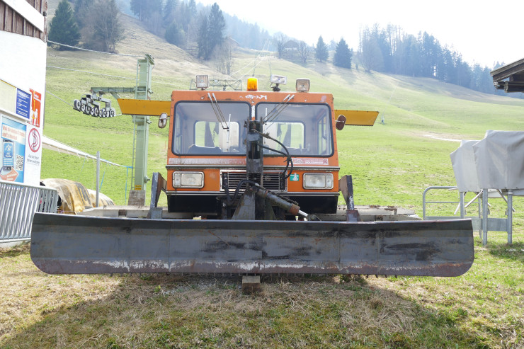 Pistenraupen von der Firma Hämmerle Maschinenbau Lustenau