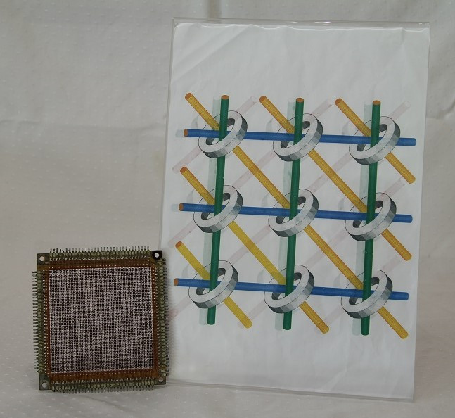 Ringkernspeicher für Großrechner (1960er Jahre) und Frauenarbeit