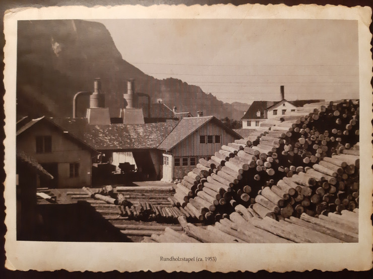 Säge- und Hobelwerk Gebrüder Klocker, Dornbirn, ca. 1953