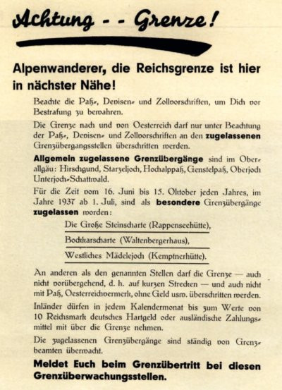 Schikanen an der Grenze