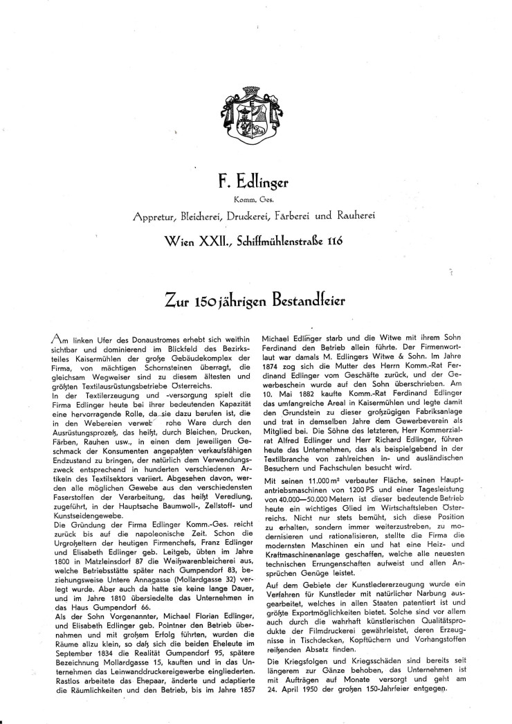Vorarlberger Textilindustrie und Kaisermühlen (Wien)