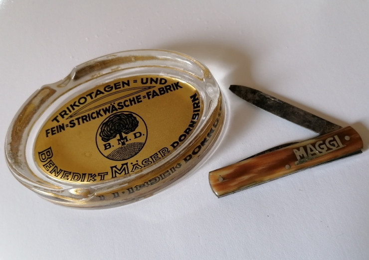 Werbegeschenke von Benedikt Mäser und Maggi