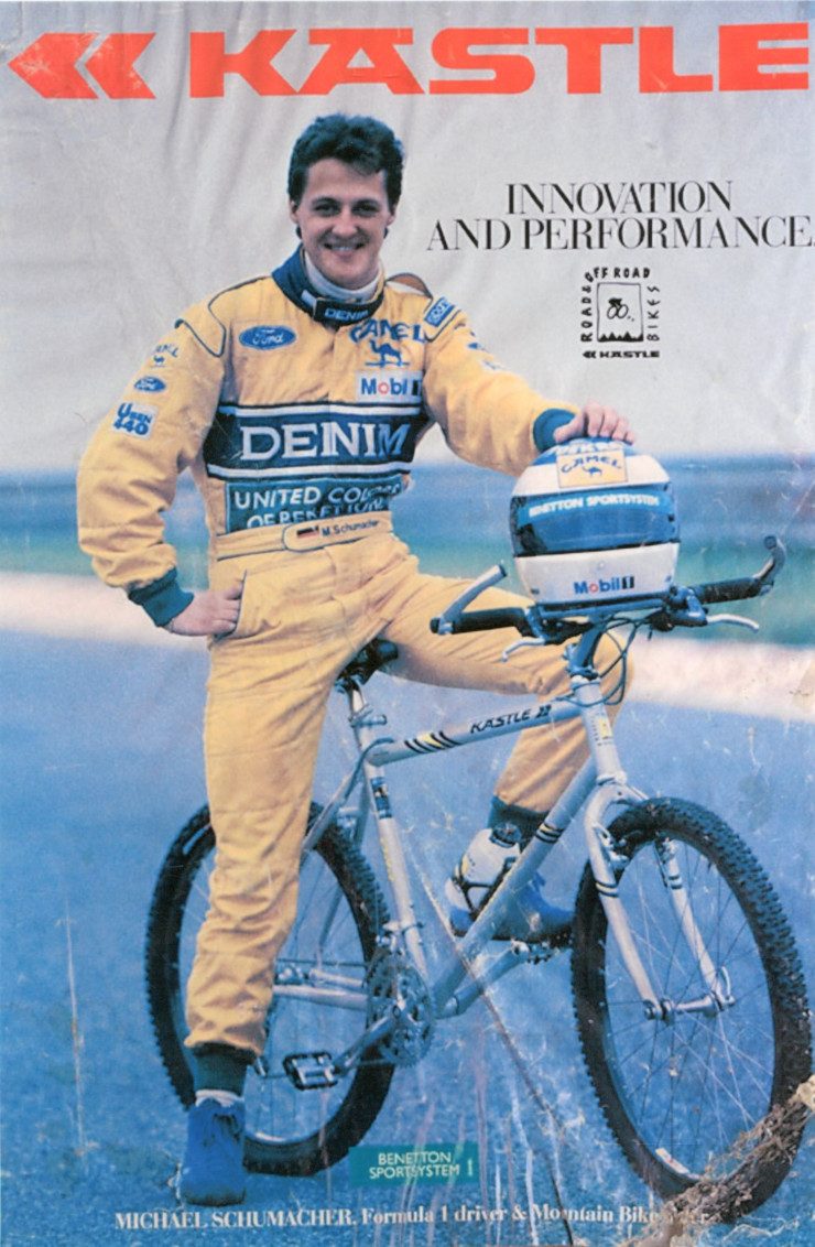 Kästle-Werbung mit Michael Schumacher